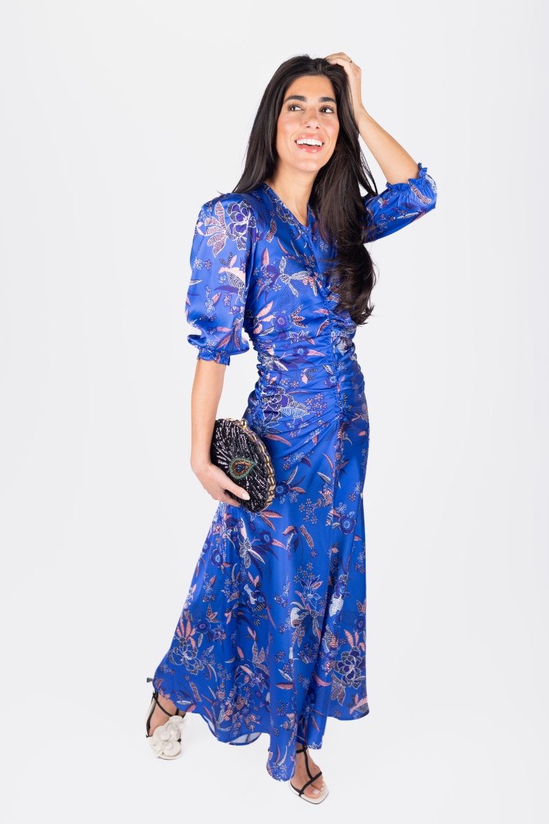 AUDREY DRESS (BLUE GROUND) - Dress - Yakira Bella