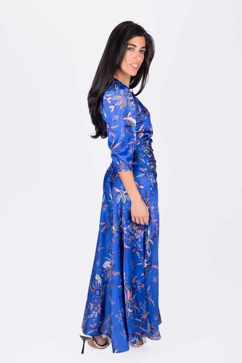 AUDREY DRESS (BLUE GROUND) - Dress - Yakira Bella