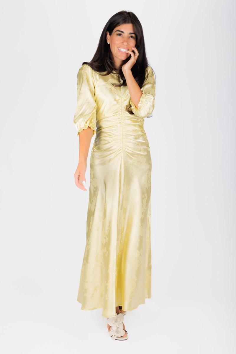 Audrey Dress (Butter Yellow) - Dress - Yakira Bella