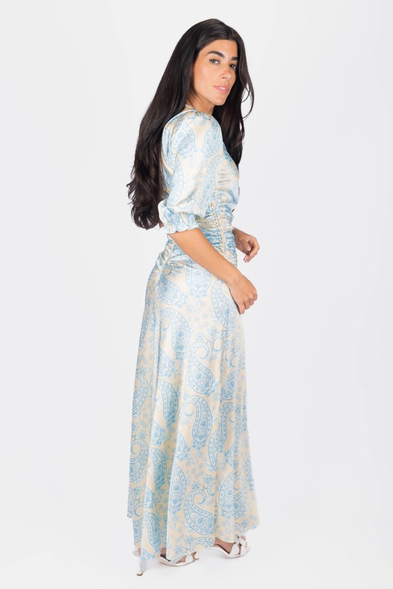 Audrey Dress (ButterYellow Pattern) - Dress - Yakira Bella