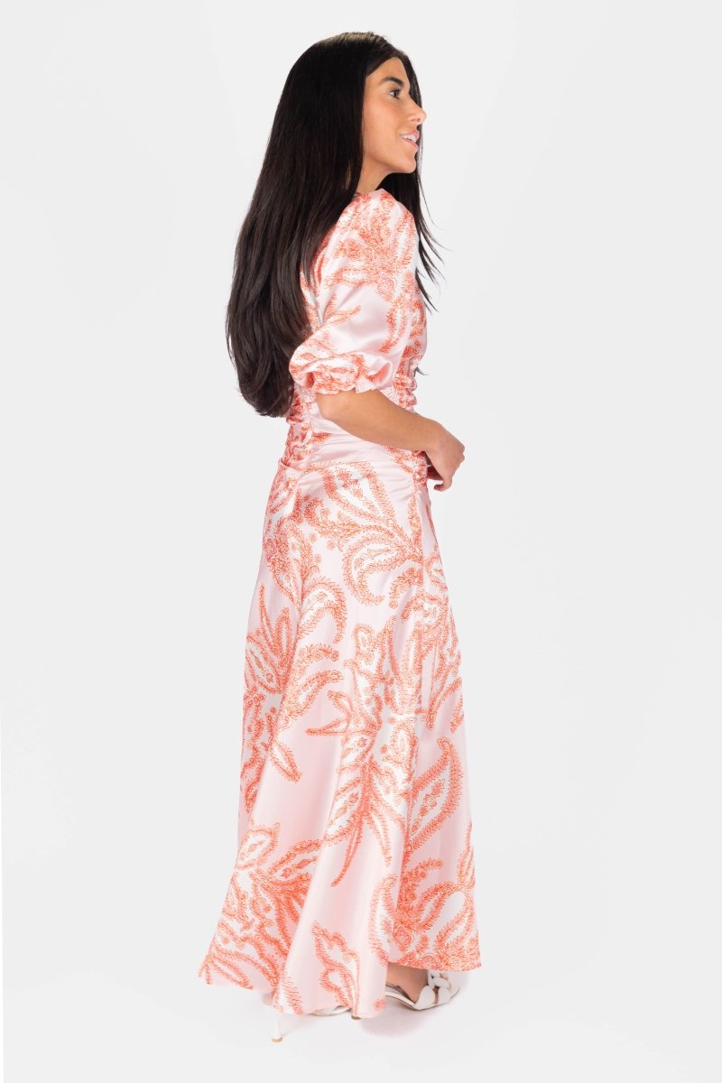 AUDREY DRESS (CORAL) - Dress - Yakira Bella