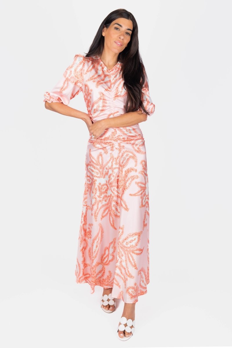 AUDREY DRESS (CORAL) - Dress - Yakira Bella