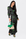 AUDREY DRESS LONG SLEEVE (BLACK / GREEN) - Dress - Yakira Bella