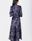 Audrey Dress Long Sleeve (Black Pattern) - Dress - Yakira Bella