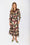 Audrey Dress Long Sleeve (Burgundy/Green) - Dress - Yakira Bella