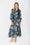 Audrey Dress Long Sleeve (Dark Green Ground) - Dress - Yakira Bella