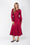Audrey Dress Long Sleeve (Deep Red Solid) - Dress - Yakira Bella
