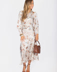 Audrey Dress Long Sleeve (Ivory Ground) - Dress - Yakira Bella