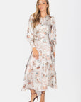 Audrey Dress Long Sleeve (Ivory Ground) - Dress - Yakira Bella