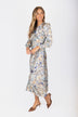 Audrey Dress Long Sleeve (Ivory Purple)