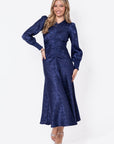 Audrey Dress Long Sleeve (Navy) - Dress - Yakira Bella