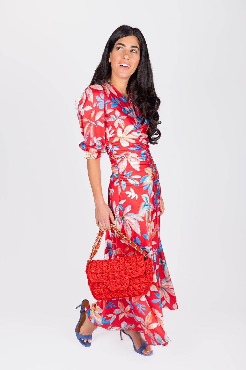 AUDREY DRESS (RED) - Dress - Yakira Bella