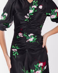 Audrey Dress Short Sleeve (Black Ground) - Dress - Yakira Bella