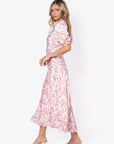 Audrey Dress Short Sleeve (Ivory Flower) - Dress - Yakira Bella
