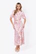 Audrey Dress Short Sleeve (Ivory Flower)