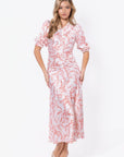 Audrey Dress Short Sleeve (Ivory Flower) - Dress - Yakira Bella