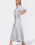 Audrey Dress Short Sleeve (Light Blue Grey) - Dress - Yakira Bella