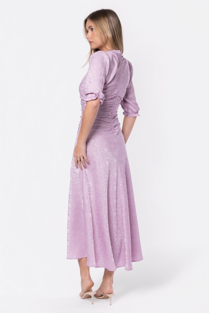 Audrey Dress Short Sleeve (Light Lavender) - Dress - Yakira Bella