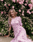 Audrey Dress Short Sleeve (Pink/Purple) - Dress - Yakira Bella