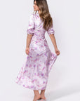 Audrey Dress Short Sleeve (Pink/Purple) - Dress - Yakira Bella