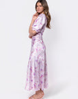 Audrey Dress Short Sleeve (Pink/Purple) - Dress - Yakira Bella