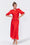 Audrey Dress Short Sleeve (Red Solid) - Dress - Yakira Bella