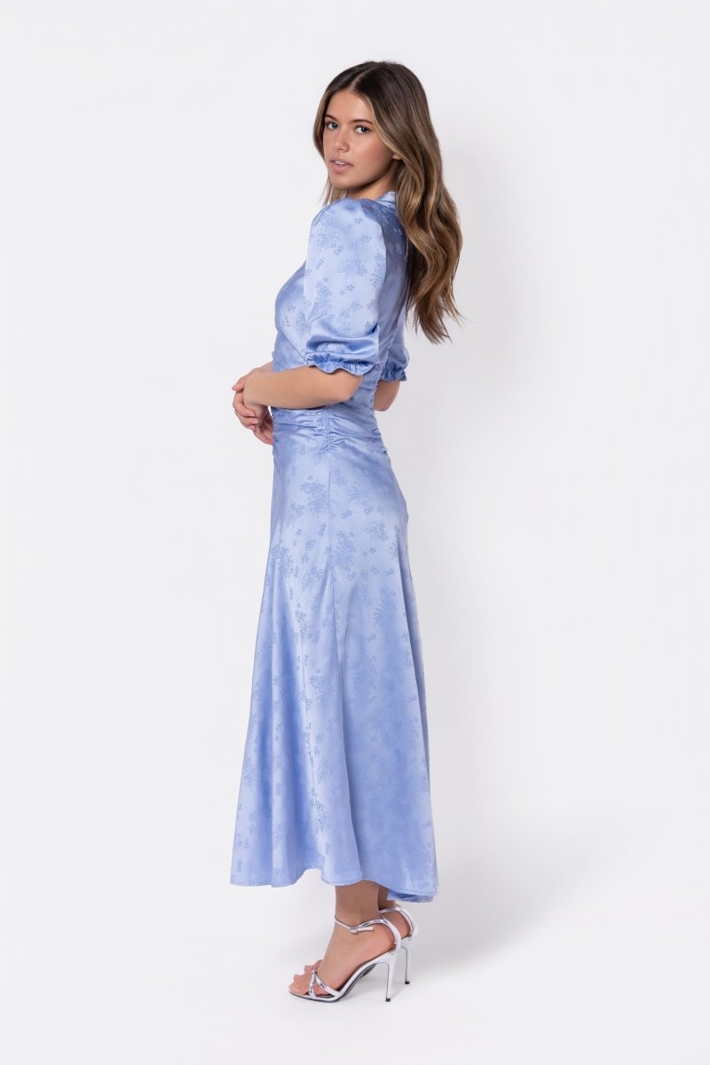 Audrey Dress Short Sleeve (Sky Blue) - Dress - Yakira Bella