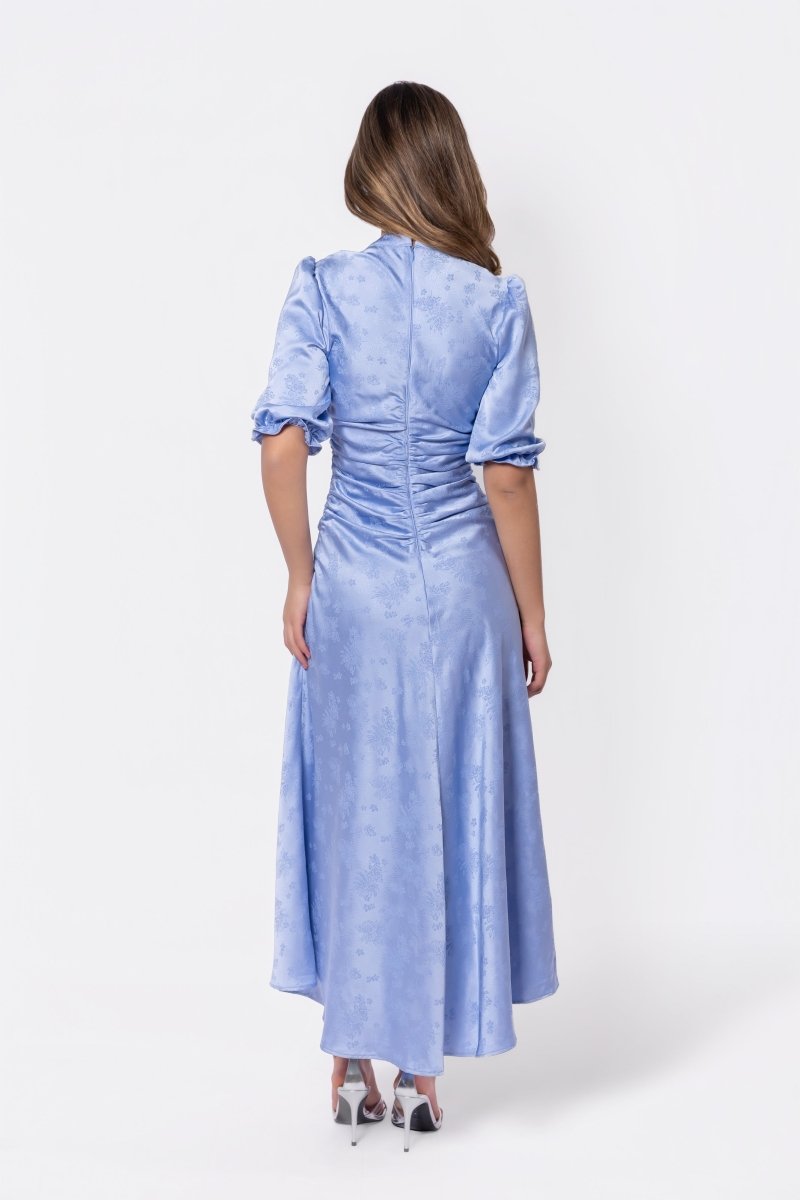 Audrey Dress Short Sleeve (Sky Blue) - Dress - Yakira Bella