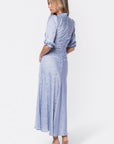 Audrey Dress Short Sleeve (Slate Blue) - Dress - Yakira Bella