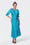 Audrey Dress Short Sleeve (Teal Green Solid) - Dress - Yakira Bella