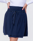 Avery Skirt 20" (Navy) - Skirt - Yakira Bella