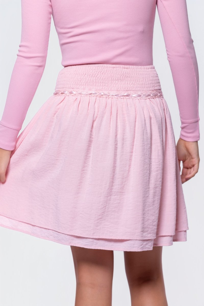 Avery Skirt 20" (Pink) - Skirt - Yakira Bella