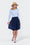 Avery Skirt 23" (Navy) - Skirt - Yakira Bella