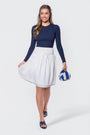 Avery Skirt 23" (Off White) - Skirt - Yakira Bella