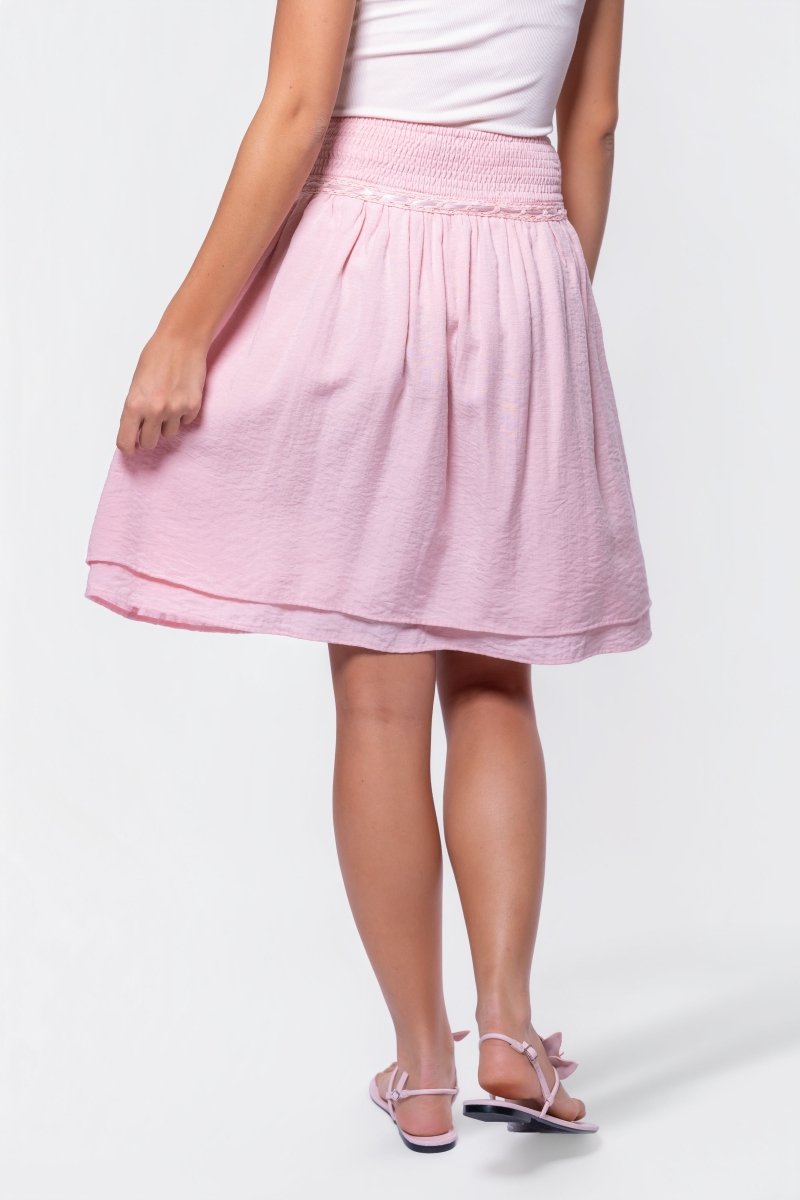 Avery Skirt 23" (Pink) - Skirt - Yakira Bella