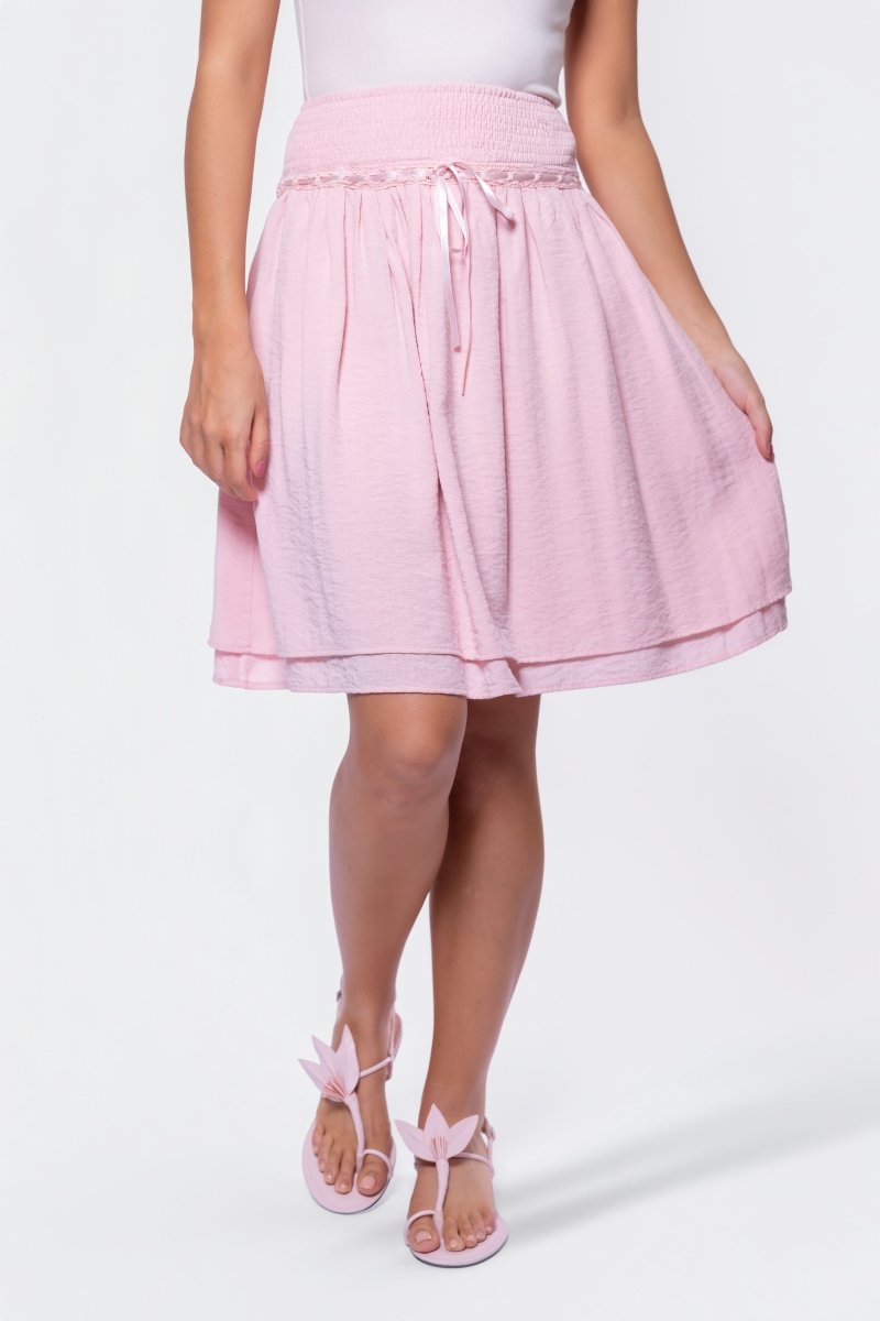 Avery Skirt 23" (Pink) - Skirt - Yakira Bella