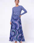 Aviana Skirt (Blue Purple) - Skirt - Yakira Bella
