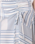 Aviana Skirt (White/Blue) - Skirt - Yakira Bella