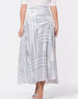 Aviana Skirt (White/Blue) - Skirt - Yakira Bella