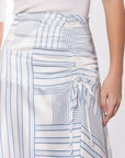 Aviana Skirt (White/Blue) - Skirt - Yakira Bella