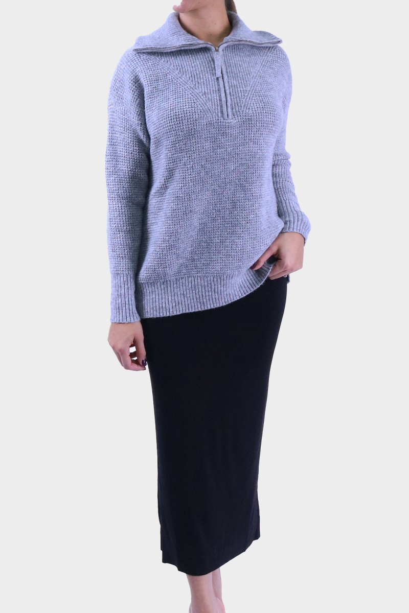 AYA SWEATER (GREY) - Top - Yakira Bella