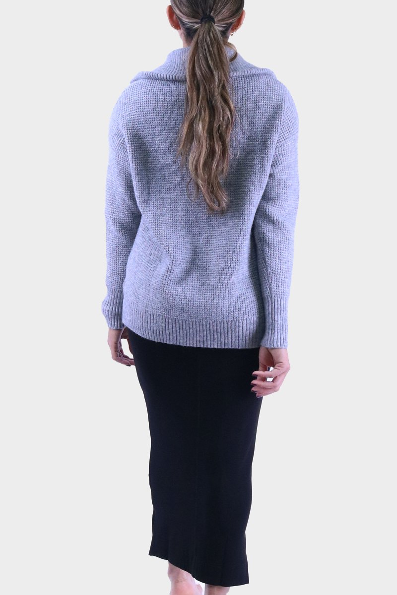 AYA SWEATER (GREY) - Top - Yakira Bella