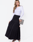 Ayla Skirt 36" (Black) - Skirt - Yakira Bella
