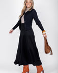 Ayla Skirt 36" (Black) - Skirt - Yakira Bella