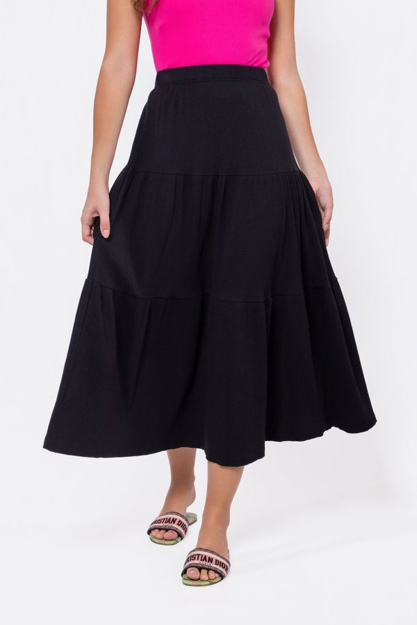 Ayla Skirt 36" (Black) - Skirt - Yakira Bella