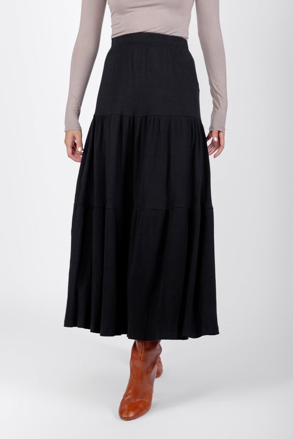 Ayla Skirt 36" (Black) - Skirt - Yakira Bella