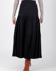 Ayla Skirt 36" (Black) - Skirt - Yakira Bella