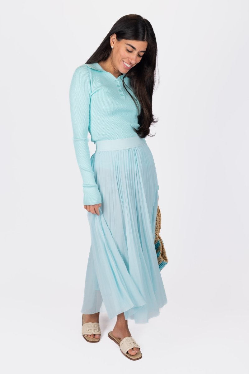 BAILEY TOP (AQUA BLUE) - Top - Yakira Bella