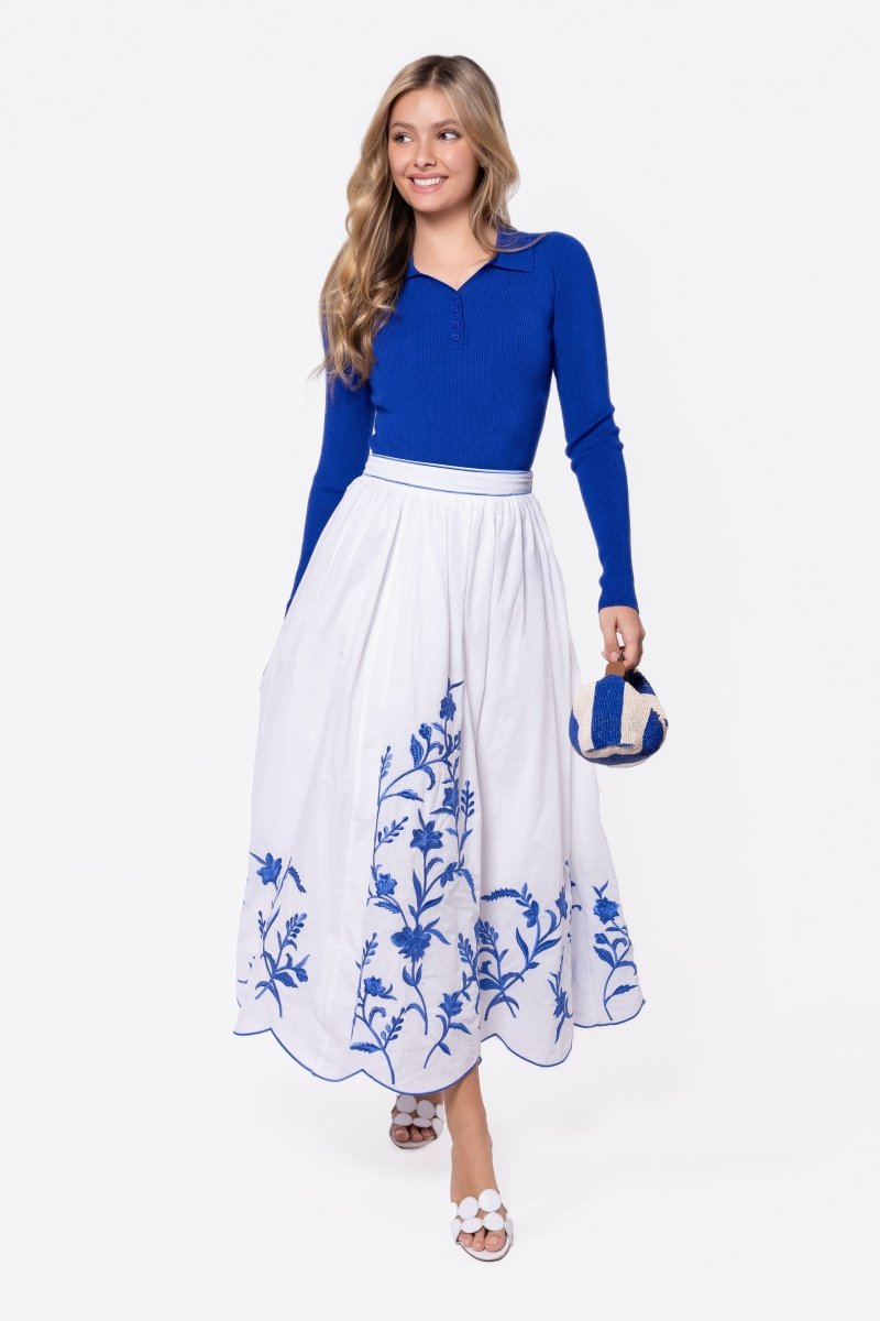 Bailey Top (Blue) - Top - Yakira Bella