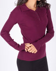 BAILEY TOP (BURGUNDY) - Top - Yakira Bella